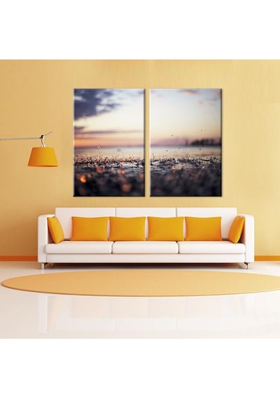 Yağmur Damlaları Kanvas Tablo 100x90cm