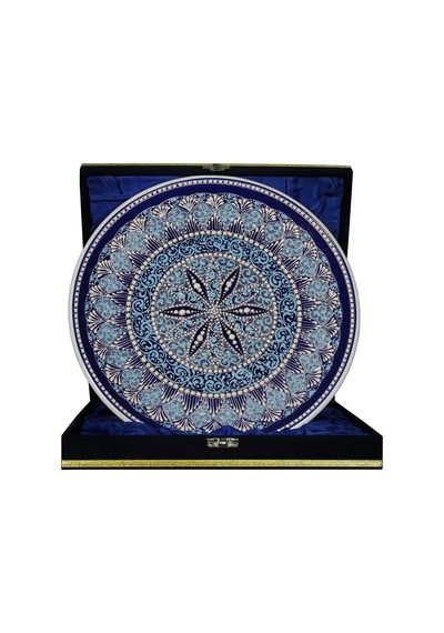 E38 El İşçiliği Çini Tabak 30 Cm - 6652