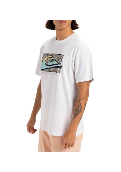 Quiksilver Retro Fade Ss Erkek T-shirt-29754 Beyaz