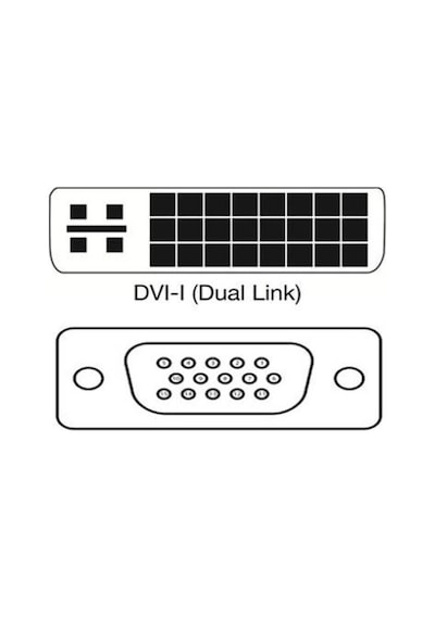 10M 24+5 Dvi To Vga Kablo - Altın Uç - Filitreli