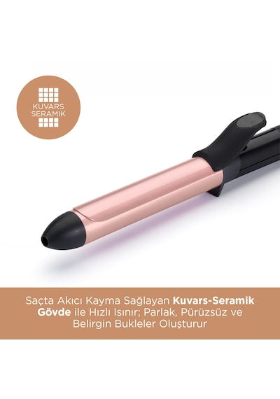 Babyliss C451E Rose Quartz 25 MM Tong Saç Maşası