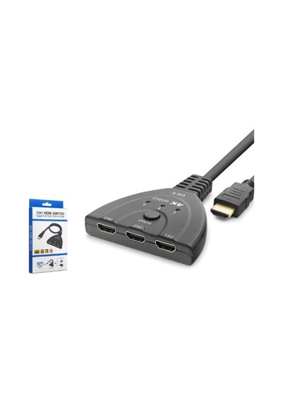 Hadron Hdx7870 Hdmı Switch 4k 60 Hz Hdr 3 In 1 Out - Siyah
