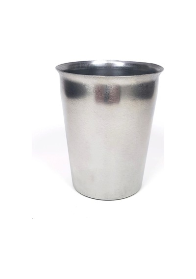 12 Adet Paslanmaz Çelik Krom Bardak 9 X 7,5 X 5,5cm Karışık