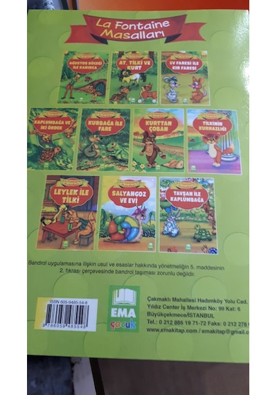 Masal Kitabi 1-2.Sinif Dengi 40 Değişik Kitap