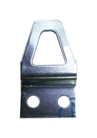 Eğik, Eğri Üçgen Resim, Tablo, Çerçeve Askısı - 18x33mm, 1 Adet Gri