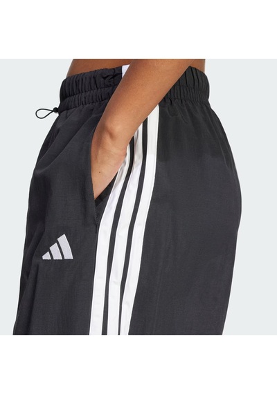 Adidas Essentials 3-stripes Lifestyle Woven Kadın Paraşüt Pantolon Je1306 Siyah