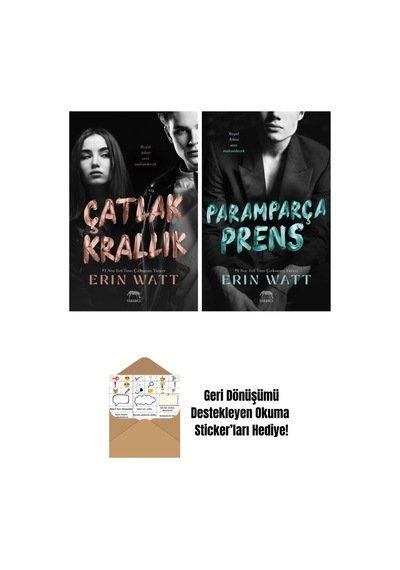 Düşmüş Vâris Royal Serisi 5. Kitap + Çarpık Saray Royal Serisi 3. Kitap