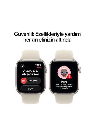 Apple MJKW4TU/A Watch SE 3 GPS 40 MM M/L Akıllı Saat (Distribütör Garantili)