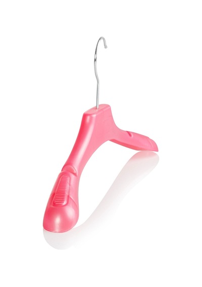 Pembe Plastik 30 Cm Çocuk Askısı Çocuk Elbise Askısı Çocuk Kıyafet Askısı Plastik Pembe Diğer