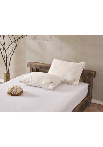 Doqu Home Pamuk Yastık 50 X 70 Cm - Beyaz Beyaz