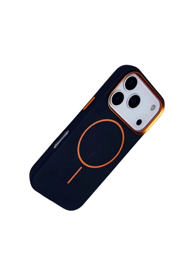 Joko Apple İphone 17 Pro Luno Deri Magsafe Kapak - Mavi 0.2M-Çok Renkli