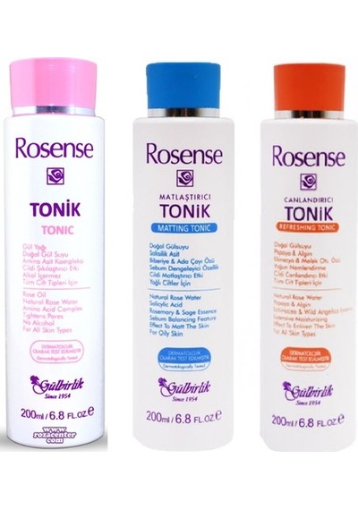 Rosense Sıkılaştırıcı - Matlaştırıcı - Canlandırıcı Yüz Bakım Seti