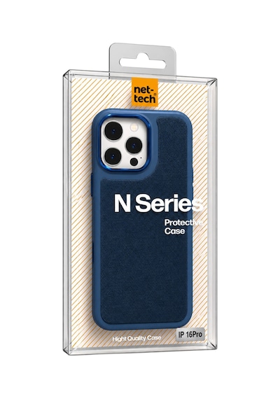 Nettech Apple İphone 16 Pro Uyumlu Nt-n121 Deri Arka Koruma Kılıf - Kahverengi