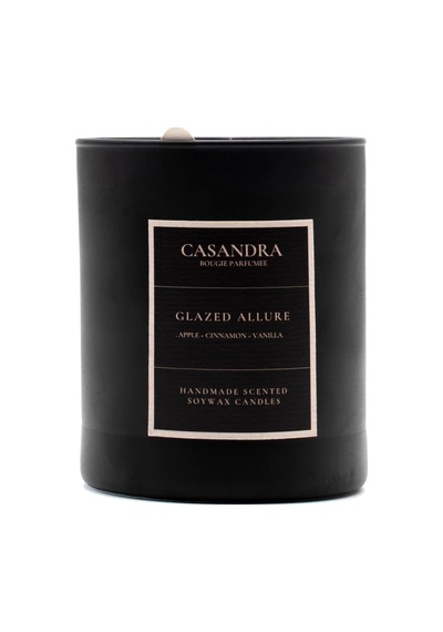 Casandra Glazed Allure Soya Mum Elma & Tarçın & Vanilya Kokulu Dekoratif Aromaterapi Mum Diğer