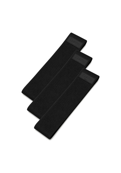 Gymo Hip Band Squat Egzersiz Kalça Direnç Bandı 76x8cm Siyah 3'lü Set