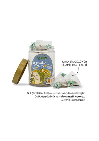Güzellik Çayı 20 Adet Pla Biyoçözünür Poşet- 30g