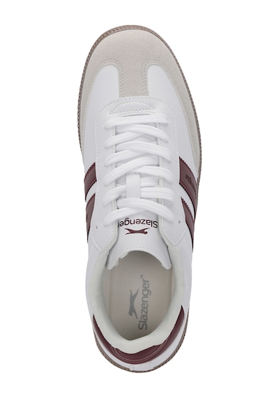 Slazenger ITALY I Erkek  Beyaz / Bordo Günlük Spor Ayakkabısı