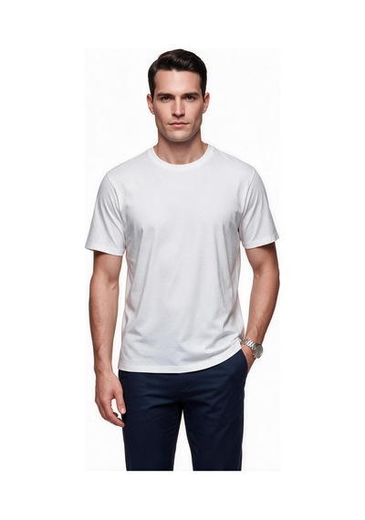 İntersivin Erkek T-shirt T-05 Ekru