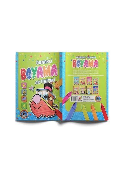 Aktiviteli Örnekli Boyama Kitabı 1 Adet