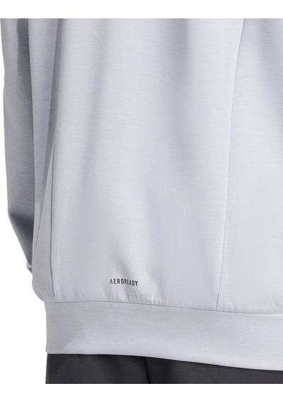 Halsıl Adidas Erkek Günlük Kapşonlu Eşofman Üstü D4t Crew Sweats Jp0927 Gri