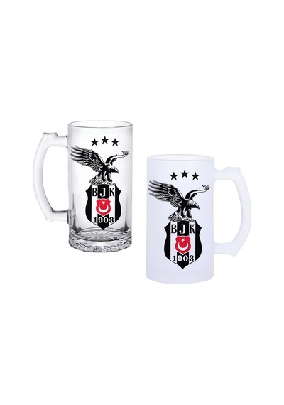 Beşiktaş Kartal Buzlu Ya Buzsuz Seçenekleriyle Bira Bardağı