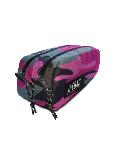 Jacbag Dual Pouch Pencıl Case-çift Bölmeli Kalemkutu - Gri Gri