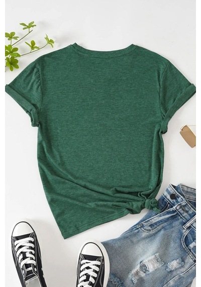 Flood Of Style Unisex Cedric Üzümlü Kekim Baskılı T-shirt Yeşil