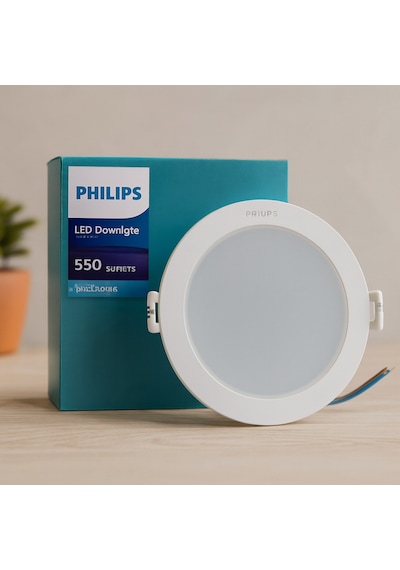 7w Yuvarlak Sıva Altı Led Slim Panel - 550 Lm, 20.000 Saat