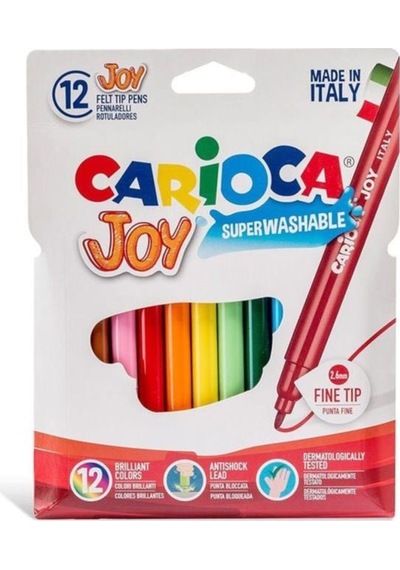 Carioca Joy Yıkanabilir Keçeli Kalem  12'Li