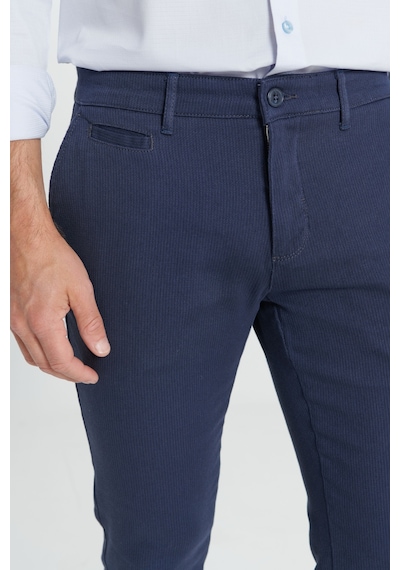 AC&Co / Altınyıldız Classics Erkek Laci Slim Fit Dar Kesim Yan Cepli Pamuklu Esnek Pantolon Lacivert AC&Co / Altınyıldız Classics Erkek Laci Slim Fit Dar Kesim Yan Cepli Pamuklu Esnek Pantolon Lacivert