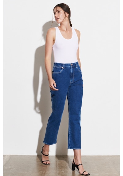 Wrangler Wild West Fit Yüksek Bel Düz Paça Esnek Jean Kot Pantolon W2H2JH43G Wrangler Wild West Fit Yüksek Bel Düz Paça Esnek Jean Kot Pantolon W2H2JH43G