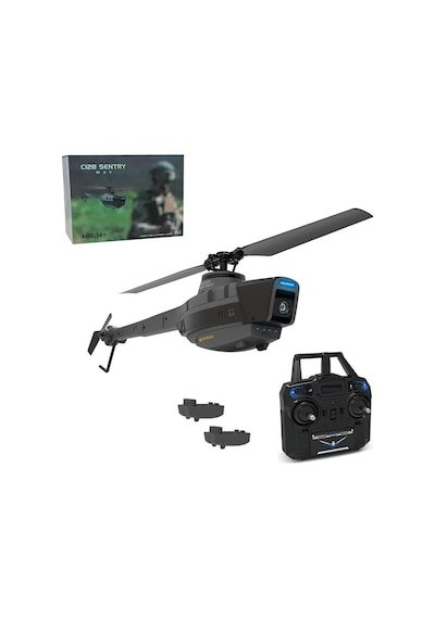 2 Bataryalı Rc Keşif Helikopteri Craftlz Mini Recon Drone Helikopter Gerçekçi Tasarım & Led Işıklar