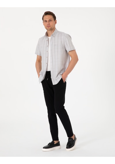 Pierre Cardin Erkek Bej Gömlek Kısa Kollu 50307083-vr011 Bej