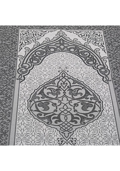 Hediyelik İpek Nur Tafta Seccade Siyah 68x110 Cm - 200 Gr Çok Renkli