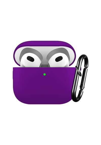 Airpods 3 Lansman Silikon Kılıf Mor