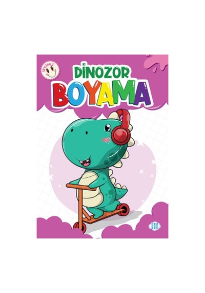 Sevimli Dinozor Boyama - Kolektif - Dokuz Çocuk Yayınları