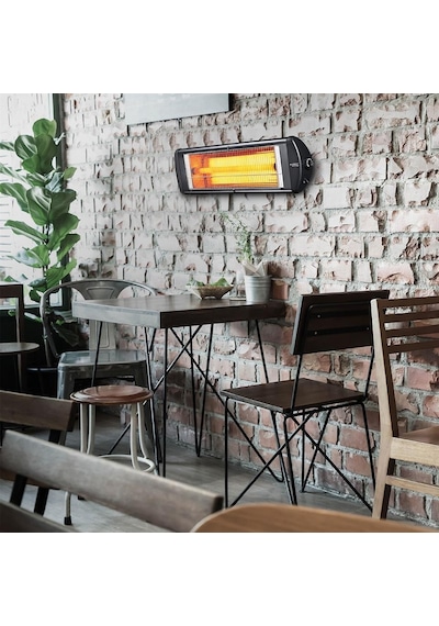 Kumtel EX-23 Ecoray 2300 W Duvar Tipi Infrared Isıtıcı Siyah