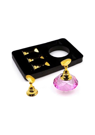 Ellea Nail Nail Art Taş Kristal Standı Pembe