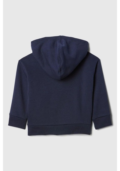 Gap Relaxed Erkek Bebek Fermuarlı Kapüşonlu Sweatshirt-10110 Lacivert