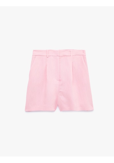 Koton Koton X Melis Ağazat - Viskon Kumaş Cepli Pile Detaylı Mini Şort Pembe 6sak40336pw Gül Koton Koton X Melis Ağazat - Viskon Kumaş Cepli Pile Detaylı Mini Şort Pembe 6sak40336pw Gül