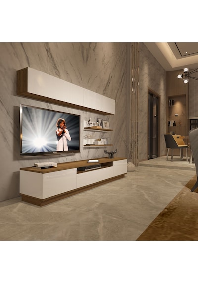 Decoraktiv Trendstyle 5s Mdf Tv Ünitesi Tv Sehpası Pera - Beyaz