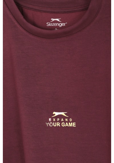 Slazenger Kapa Kadın Mürdüm Tişört
