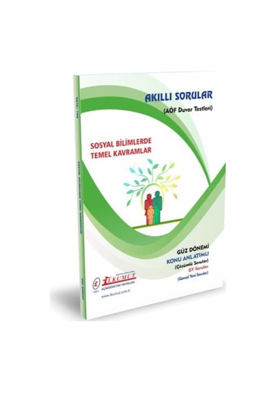 İlkumut Yayınları - Sosyal Bilimlerde Temel Kavramlar Konu Anlatımlı - Çözümlü Sorular