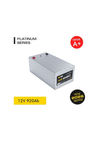Werer Energy 12V 920Ah LiFePO4 Platinum Series Bluetooth'lu Lityum Demir Fosfat Akü