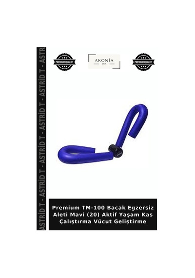 Premium Tm-100 Bacak Egzersiz Aleti Mavi 20 Aktif Yaşam Kas Çalıştırma Vücut Geliştirme