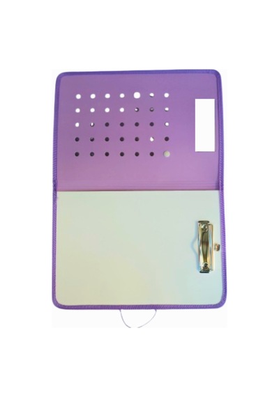 A4 Boy Kapaklı Sekreterlik Lastikli Delikli Model 23x32 Cm Sekreter Dosyası 1 Adet Mor