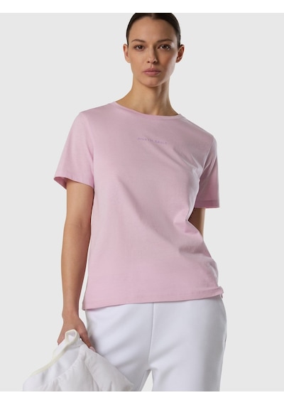 North Sails Kısa Kollu Kadın T-shirt-33527 Pembe