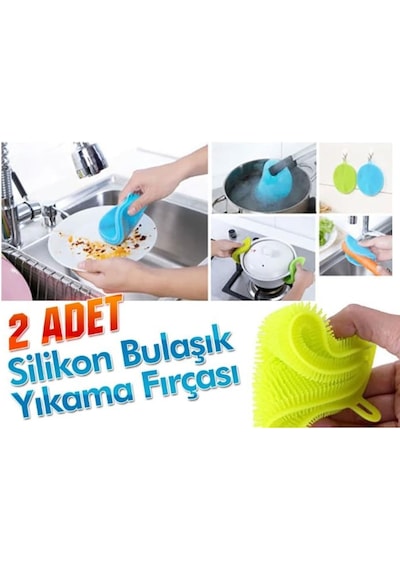 Better Sponge Bulaşık Mutfak Silikon Temizlik Bezi Sünger Fırça