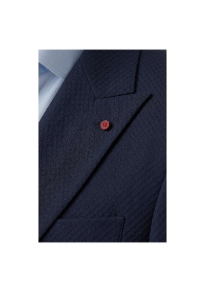 Deepsea Erkek Lacivert Slim Fit Blazer Ceket Likralı Çift Yırtmaç Dokulu Premium Ceket 2600776 Deepsea Erkek Lacivert Slim Fit Blazer Ceket Likralı Çift Yırtmaç Dokulu Premium Ceket 2600776