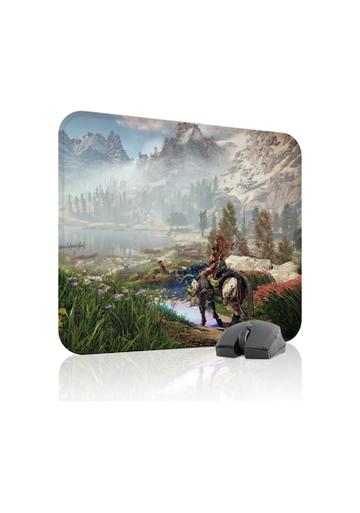 Horizon Zero Kaymaz Dikişli Kauçuk Oyuncu Mousepad V2 - 48x40 Xl Gaming Mouse Pad Fare Altlığı